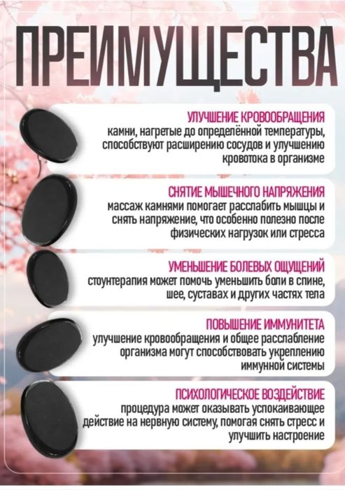 Набор камней (стоун-терапия)