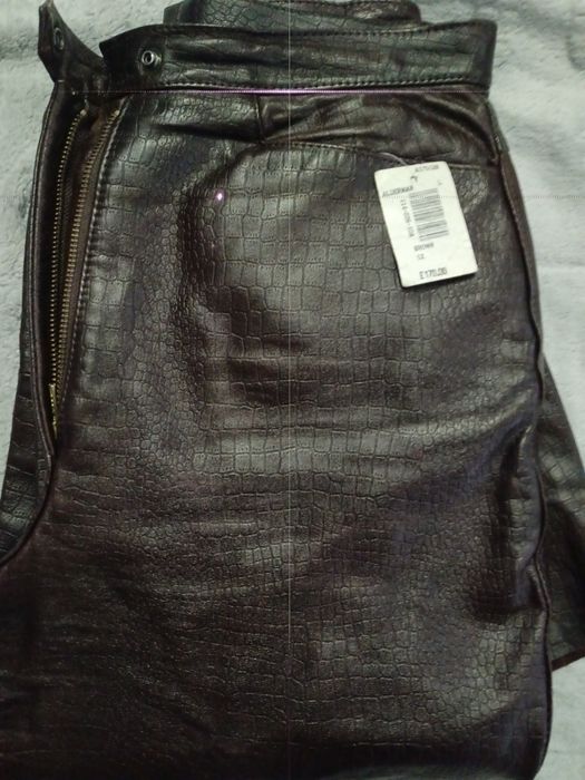 Pantaloni Piele vintage talie 40
