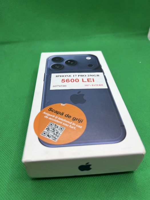 Iphone 17 pro 256gb 100% bat la cutie•Amanet Lazar Crangasi•60743