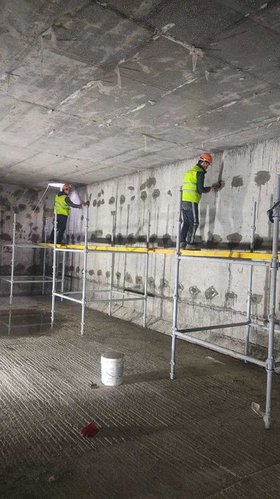 Обмазочная гидроизоляция, инъектирование, ввод добавок в бетон