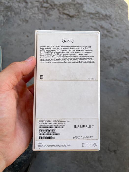 iPhone 11 white Айфон 11 белый 128 гб