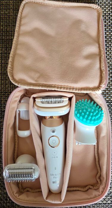 Продавам Braun Silk-épil 9 Flex – висок клас епилатор с гъвкава глава и богат комплект приставки