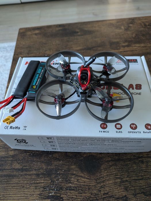 Dronă FPV Happymodel Mobula 8 V3 - 2S ELRS + 2  Dogcom 550mAh