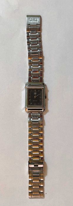 ceas dama femeie q&q quartz water resist vbig-202 wlp base metal bezel stainless steel back