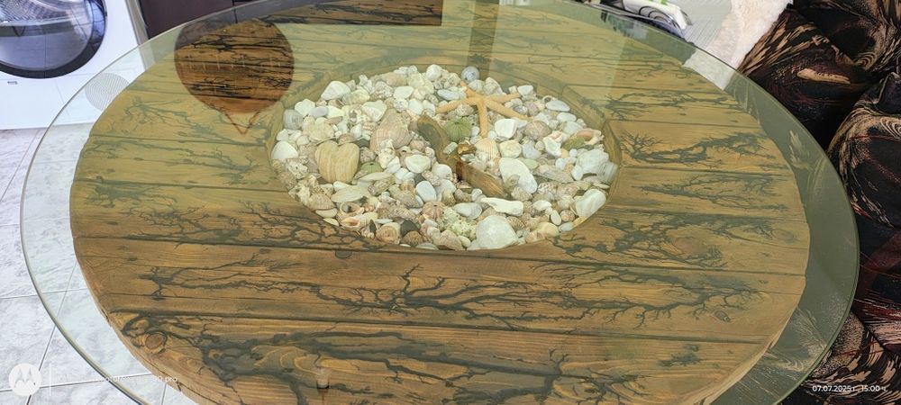 Трапезна маса от корен със два плота ПРОМОЦИЯ