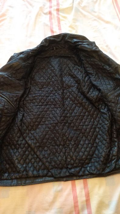 Мъжо яке-естествена кожа XL