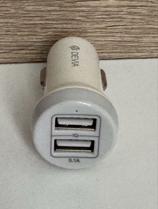 Зарядно за кола Smart Series, Devia (2USB , 5V, 3.1A)