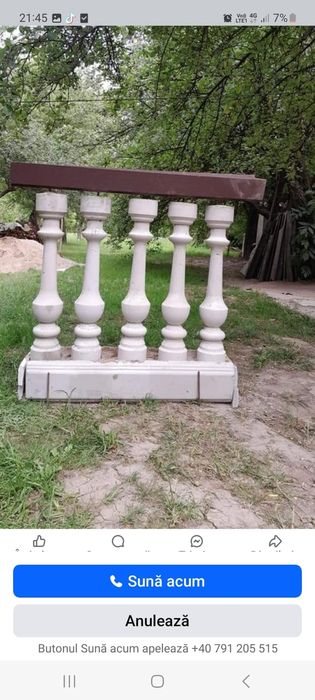 Stalpișori baluștrii garduri terase matrițe de vânzare