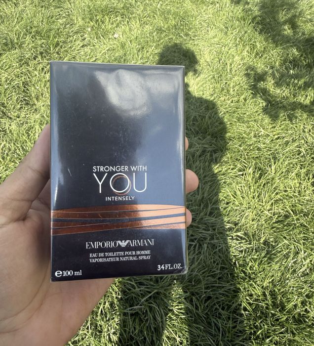 Armani stronger whit you intensely
