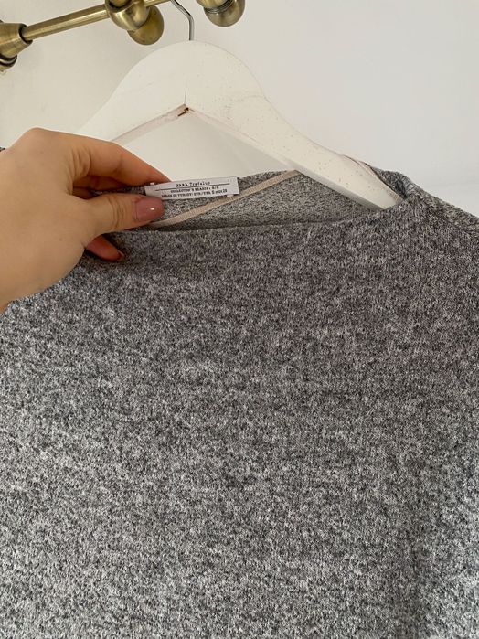 Bluza zara de iarnă gri