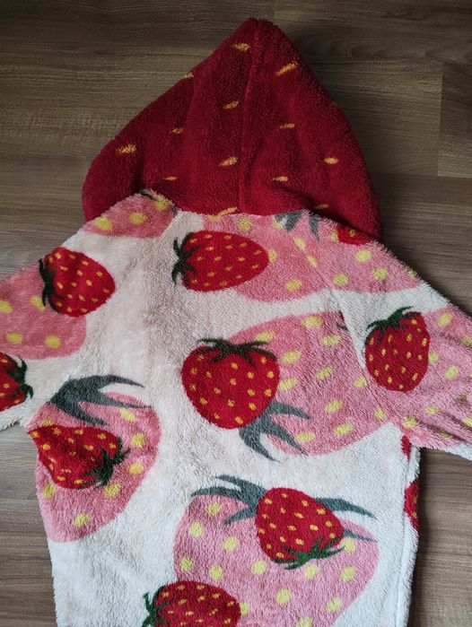 Женский халат с капюшоном и ушками