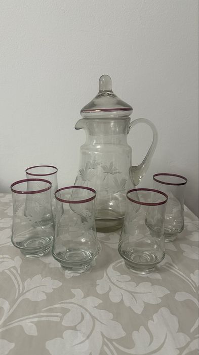 Продам графин со стаканами (набор) винтаж СССР посуда