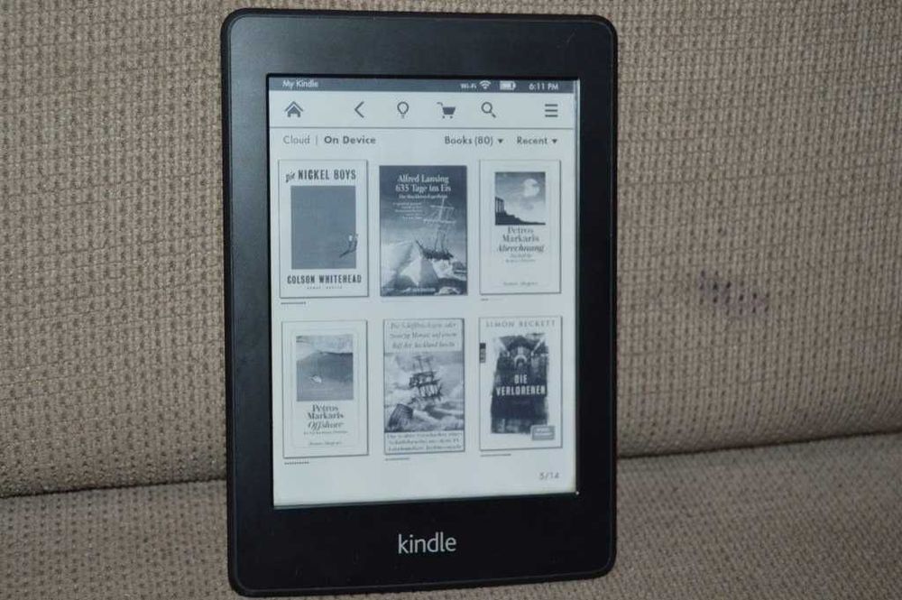 E-book reader Kindle Paperwhite 1 model EY21 – Iluminat, Wi-Fi, Touchscreen, Stare Foarte Bună
