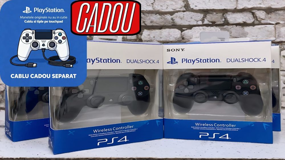 Controler Wireless PS5 PlayStation 4 PS4 DUALSHOCK Maneta NOU SIGILAT