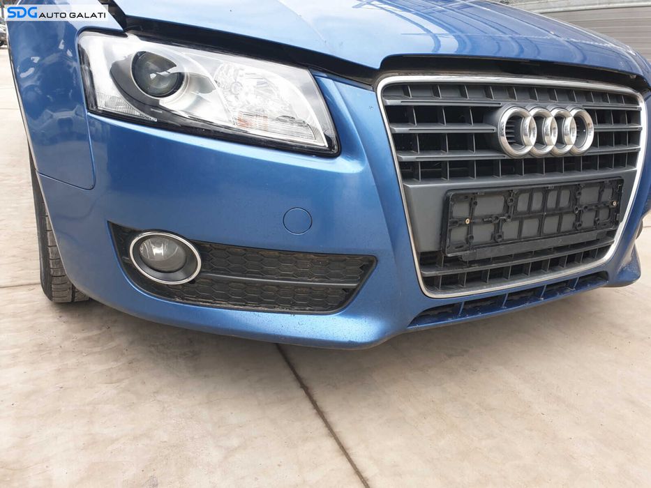 Bara Spoiler Fata Completa FARA Grila si Emblema si Grile cu Proiectoare cu Imperfectiuni Audi A5 8T 2008 - 2011 Culoare LX5V [C3038]