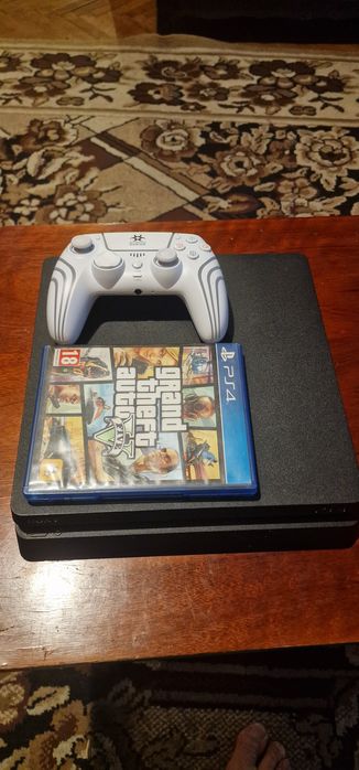 PS4 SLIM 500gb gta 5 +cont jocuri