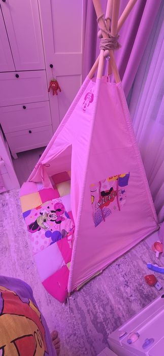 Cort de joaca teepee pentru copii