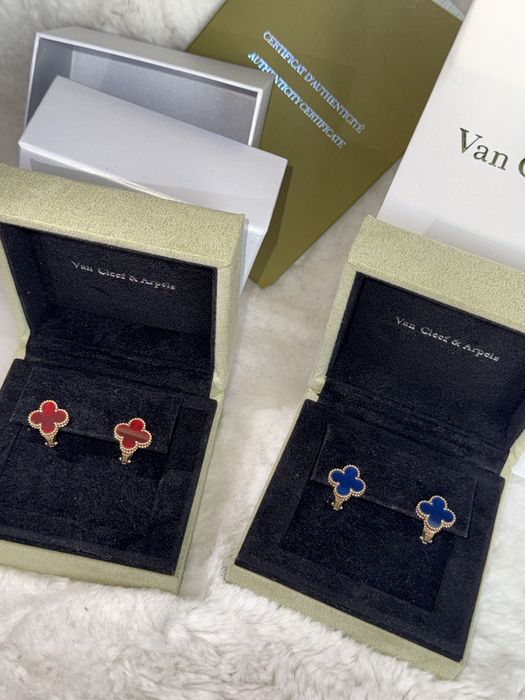 Van cleef 750 проба серьги