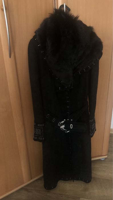 Продам дубленку, чёрная, натуральная