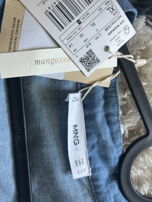 Дънкова рокля Mango