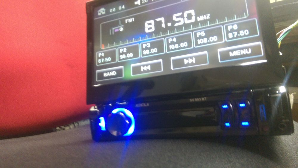 Dvd auto 1din retractabil motorizatcu bluetooth, touschreen, usb, card