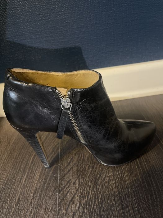 Женские кожаные полуботинки