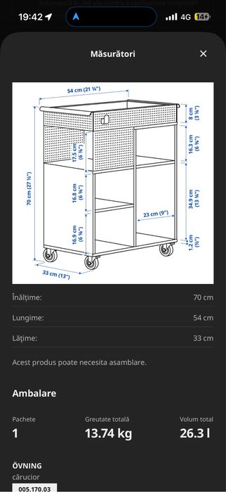 OVNING carucior IKEA
