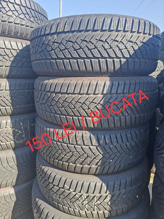 150 lei bucata! Anvelope M+S/IARNA 195 55 r16 Fulda Hankook Pirelli Semperit Bridgestone Dunlop ! 7 mm