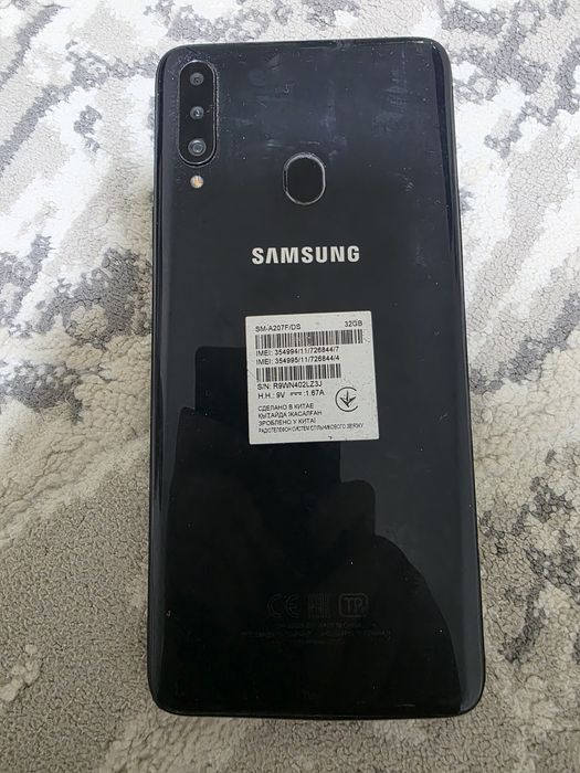 Samsung a20s 32гб память