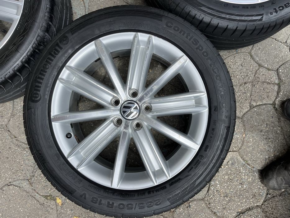 Jante aliaj 5x112mm, anvelope vara 235/50 R18, VW Tiguan, Audi Q3