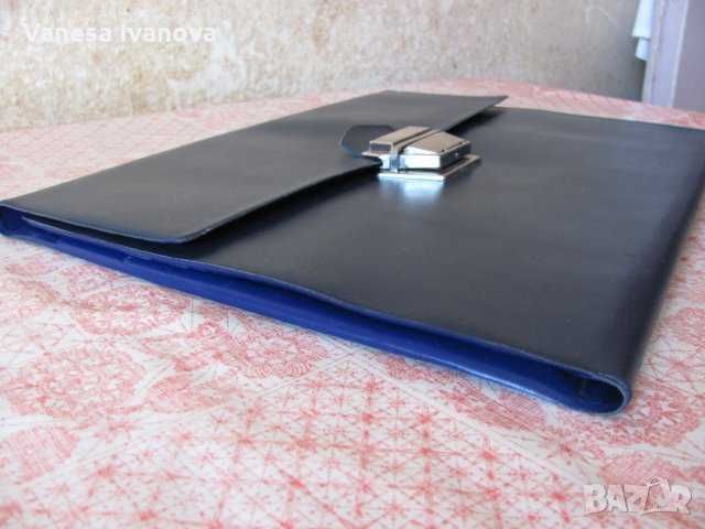 Папка - чанта Тъмносиня