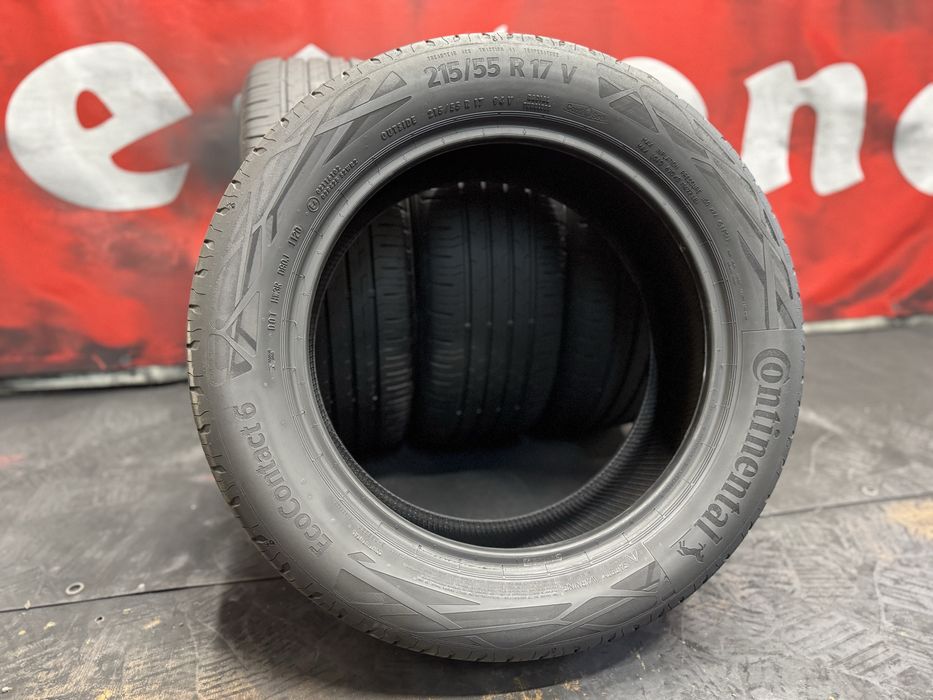 215 55 17, Летни гуми, Continental EcoContact6, 4 броя