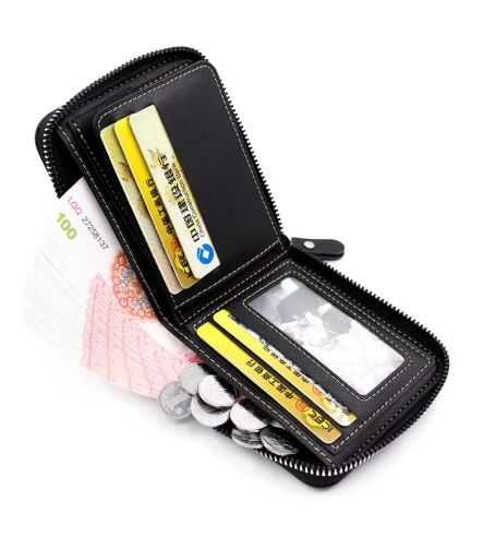 Нови мъжки портфейли с цип, държач за карти