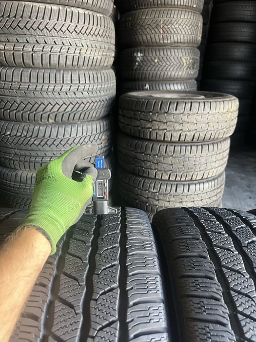 4 jante Renault Trafic/Opel Vivaro+anvelope anvelope iarna 205/65/16C Continental 8.5-9 mm!