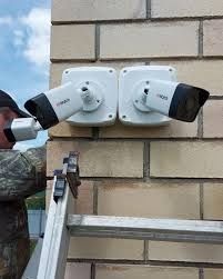 Установка камера видеонаблюдения