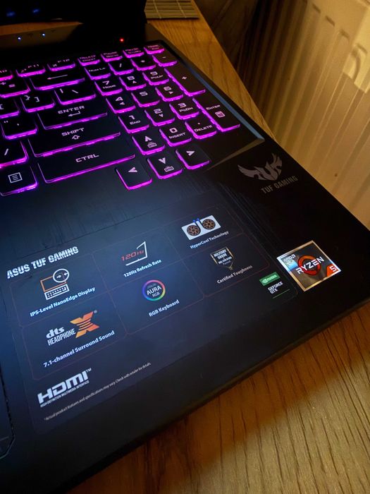 Laptop Gaming ASUS TUF FX505DD, SSD 512GB, NVIDIA GTX 1050 3GB,