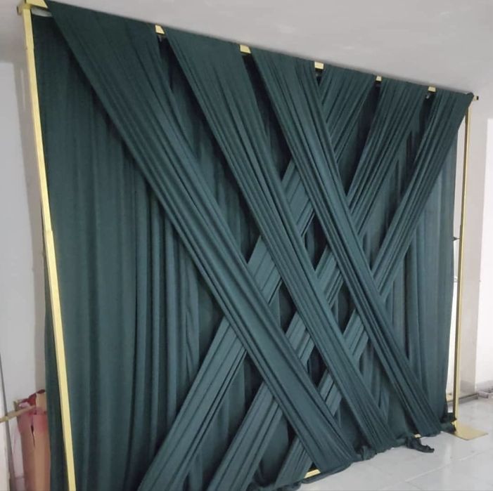 Метална двойна конструкция с плат