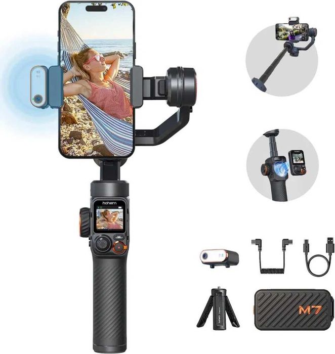 Профессиональный трёхосевой стабилизатор Hohem M7 Есть доставка