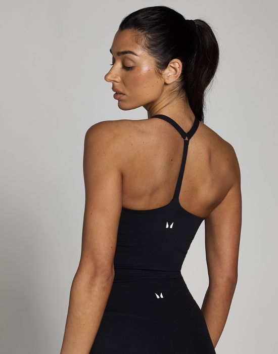 MP Tempo черен дамски потник с кръстосани презрамки на гърба