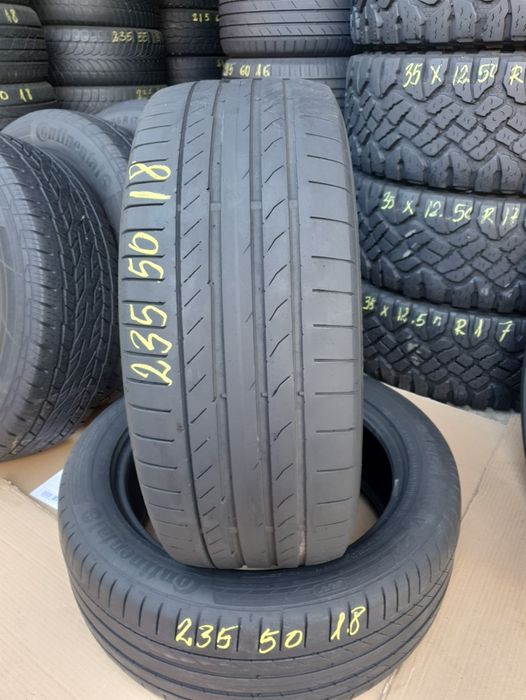 2 Anvelope vară Continental 235 50 R18 DOT 3519.