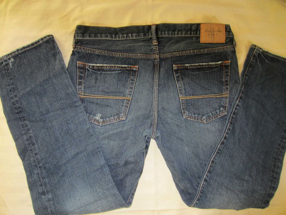 Blug Abercrombie Fitch,W36L34,Talie=94cm,Lung=104cm,drepti,stare fbuna