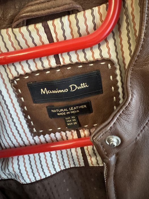 Geaca de piele Massimo Dutti