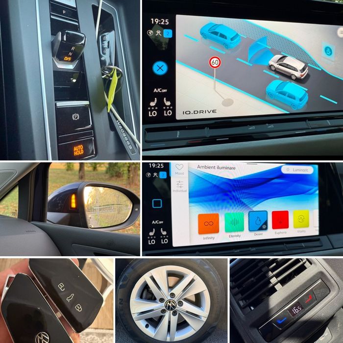 Vând Golf VIII / 8 / 2.0 Tdi 150 cp/ Matrix/Camera/ 2022