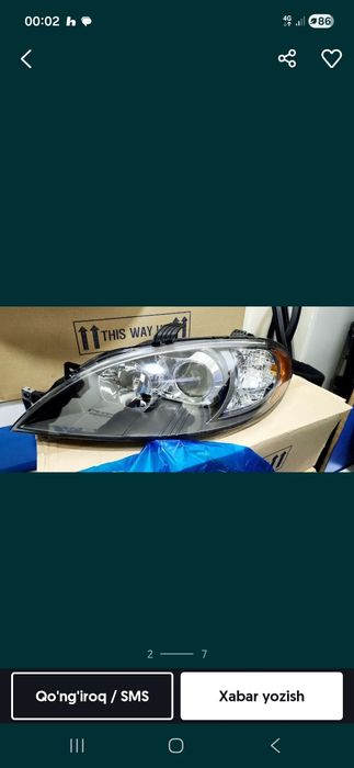 Amerqanka chap tarafi bor yangi shafyor taraf