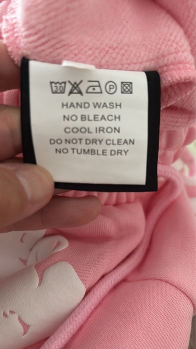 Pantaloni scurti denim tears roz