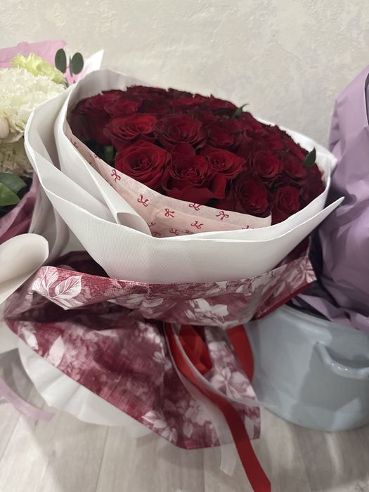 Красные розы 51 шт.