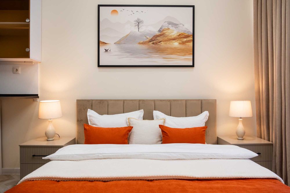 Современная студия в NRG U-Tower с видом на город