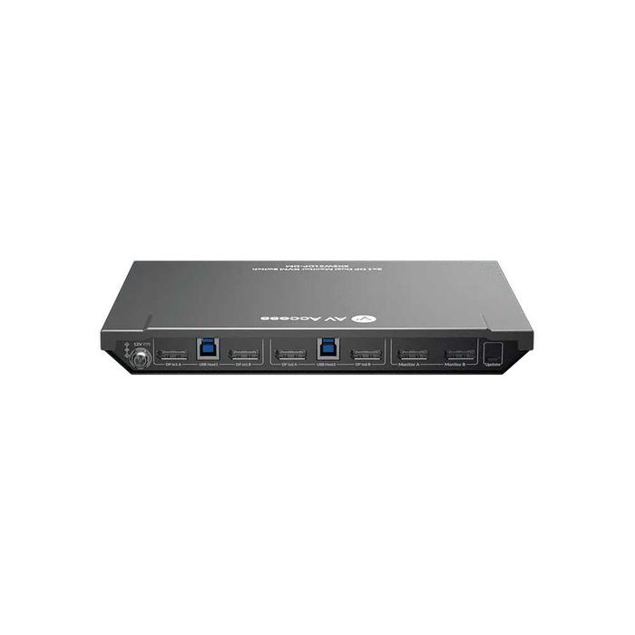 8K DisplayPort KVM Switch for Two Computers, Supports Dual Monitors