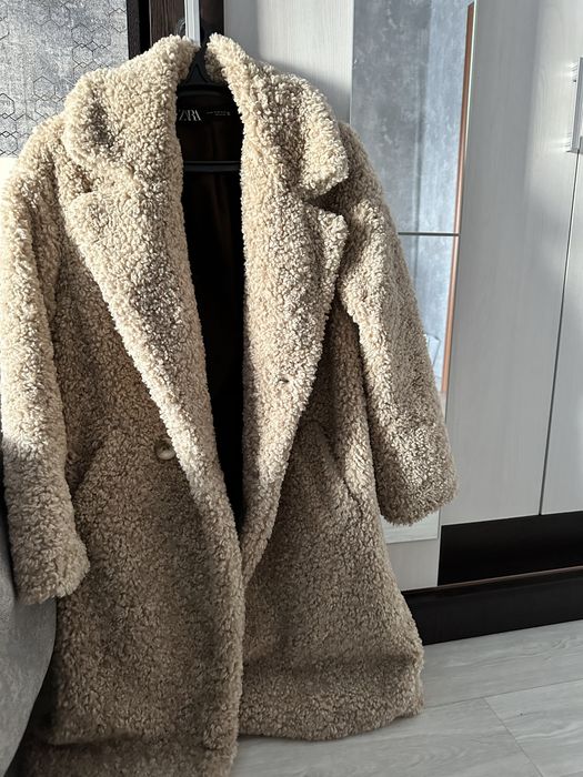 Эко шуба Zara, теплая
