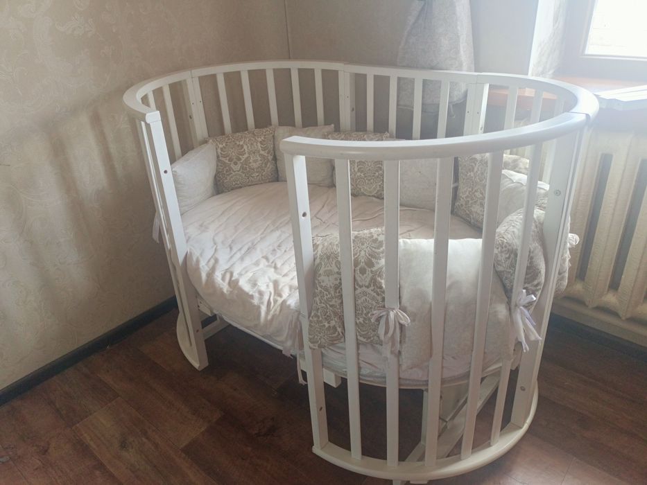 Продам манеж трансформер 7в1 с колесиками